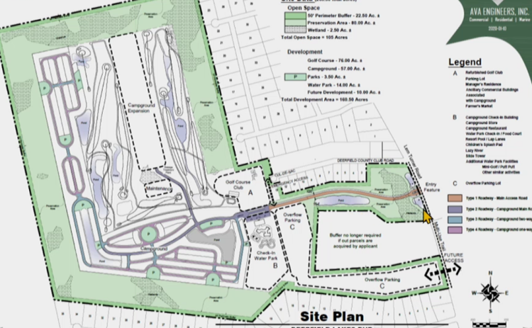 A map shows the 266-acre Planned Unit Development approved Monday by the Nassau County Board of County Commissioners. NASSAU COUNTY BOARD OF COUNTY COMMISSIONERS