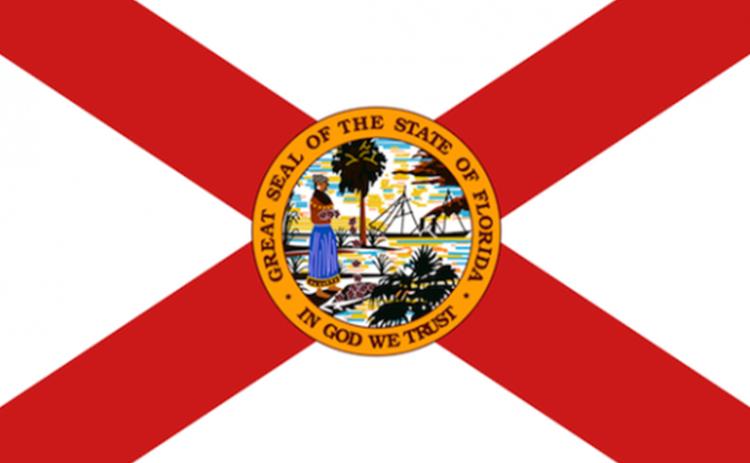 The state flag of Florida.