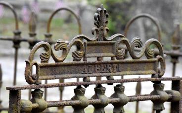 Oak Grove Cemetery in St. Marys offers interesting remnants of history.