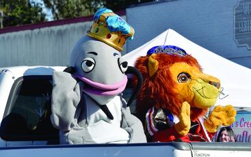 Cecil the Catfish and Kingsley the Lion are Kingsland's mascots.