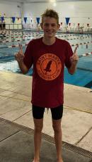 Clayton Simmer won the boys 15-and-older 500 freestyle and the mixed 13-and-older 200 free last weekend. (Submitted photo)