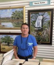 Joe Norrell paints a variety of wildlife scenes. He is Olde Towne Gallery’s Artist of the Month.