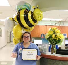 Southeast Georgia Health System’s Callie Dobrowski is the recipient of the hospital’s BEE Award.