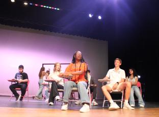 Camden County High School’s Fine Arts Academy will perform “An Evening of One Acts” today and Friday. The second of the two acts is “Mean Girls Jr.”
