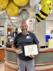 Southeast Georgia Health System’s recent winner of the BEE Award is paramedic Jason Milton.