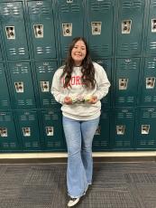 Camden County High School’s Alissa Clark finished fourth in the Area 6 Floral Design Career Development Event in October.