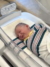 Flint Christopher Ryan Yax was the first baby born in Camden County in 2024.