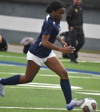 Shania Hardy (pictured from last season) is among the returnees for CCHS soccer. (Andy Diffenderfer, Tribune & Georgian)