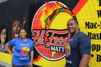 Anitra and Jeff Bean are the owners and operators of the All Foods Matter food truck.