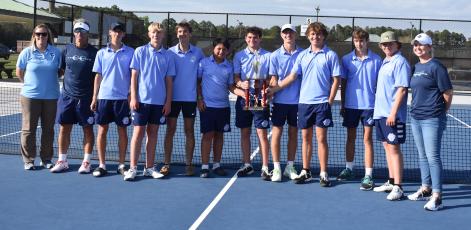 The boys closed out Ware Monday in Kingsland for first place in the Viking Invitational. The title match in Valdosta was delayed by weather March 9. (Andy Diffenderfer, Tribune & Georgian)