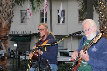 Local acoustic duo Hupp and Ray were playing at The Boat House, which is located across from Fernandina Beach City Hall, when a noise complaint caused owner Chet Huntley to receive a ticket for violations of the city’s noise ordinance.