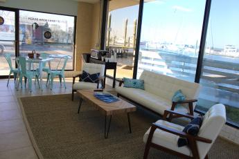 Oasis Marinas took over the Fernandina Harbor Marina in December and has since been working to improve amenities. The boaters lounge has been refurbished with new furniture and a coffee bar, where boaters can relax with a view of the south basin of the marina.