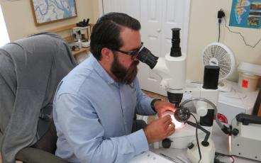 Anthony Dunkelberger is an entomologist with a mission to protect Amelia Island from the annoyance and disease associated with mosquitoes. He began his career with the Amelia Island Mosquito Control District in June. JULIA ROBERTS/NEWS-LEADER