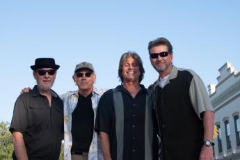 Alain Le Lait, from left, Michael Spicer, Dan Chellemi and Jeff Malone make up the Amelia Blues Project, a group of local musicians who are keeping the music alive on Amelia Island. 