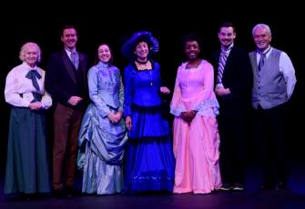 The cast of “The Importance of Being Earnest” brings the hilarious 1985 play to life at the Amelia Community Theatre.