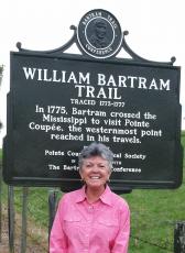Dorinda Dallmeyer visits the Bartram Trail near the Mississippi River.