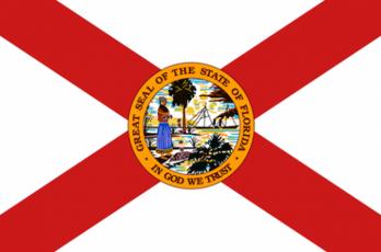 The state flag of Florida.