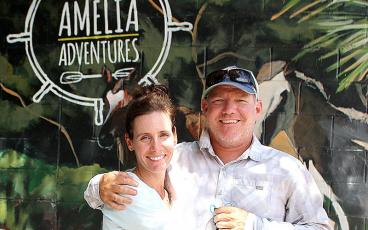 Amelia Adventures, owned by Catherine and Thomas Oliver, is open at 432 S. Eighth St., offering kayak, boat and paddleboard excursions. BETH JONES/NEWS-LEADER