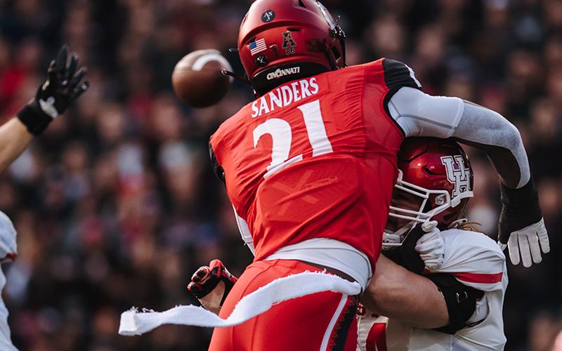 The Arizona Cardinals selected former Camden County High standout Myjai Sanders in the third round of the NFL draft. (Submitted photo by the University of Cincinnati)