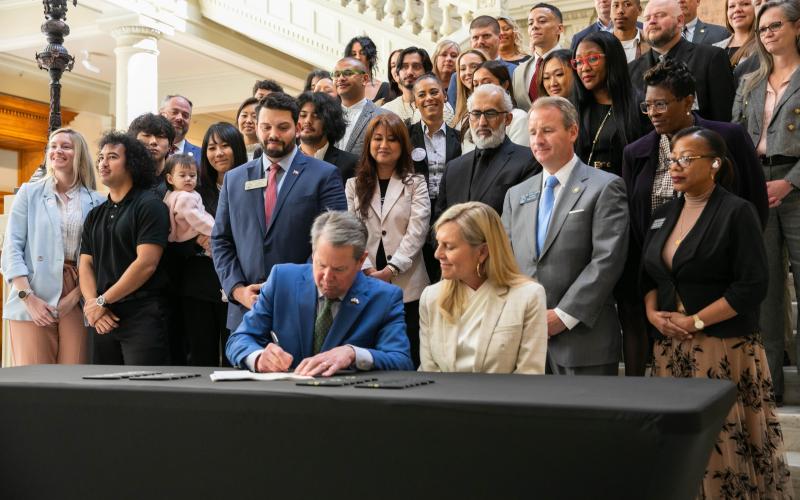 Gov. Brian Kemp signed into law House Bill 188 on Thursday, May 4. The legislation – Mariam’s Law – was sponsored by state Rep. Steven Sainz, R-St. Marys.