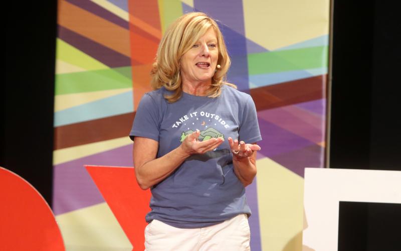 Camden County resident Becci Curry recently participated in a TED Talk in Eustis, Fla.