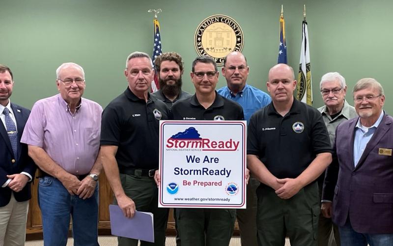 Camden County Emergency Management was recently recertified in the National Weather Services’ StormReady Program.