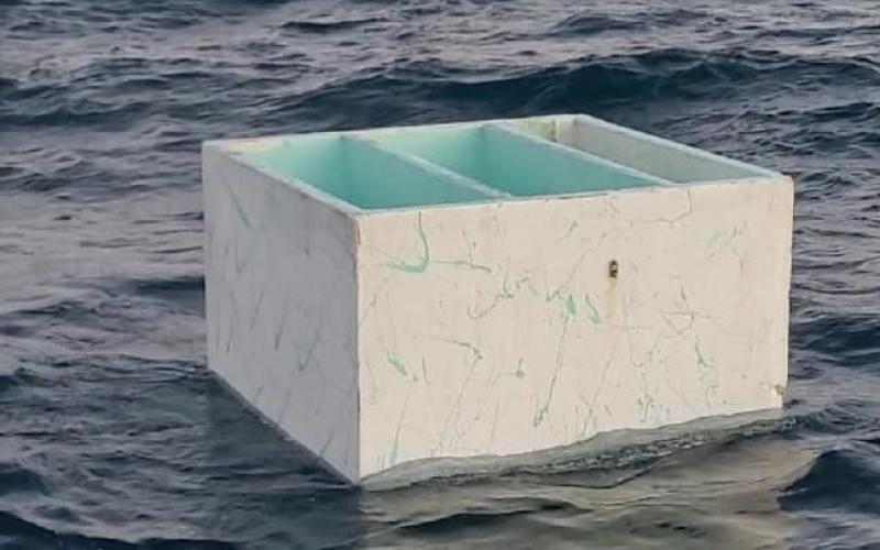 A fish box from the Carol Ann was spotted 16 miles off the coast of St. Augustine.