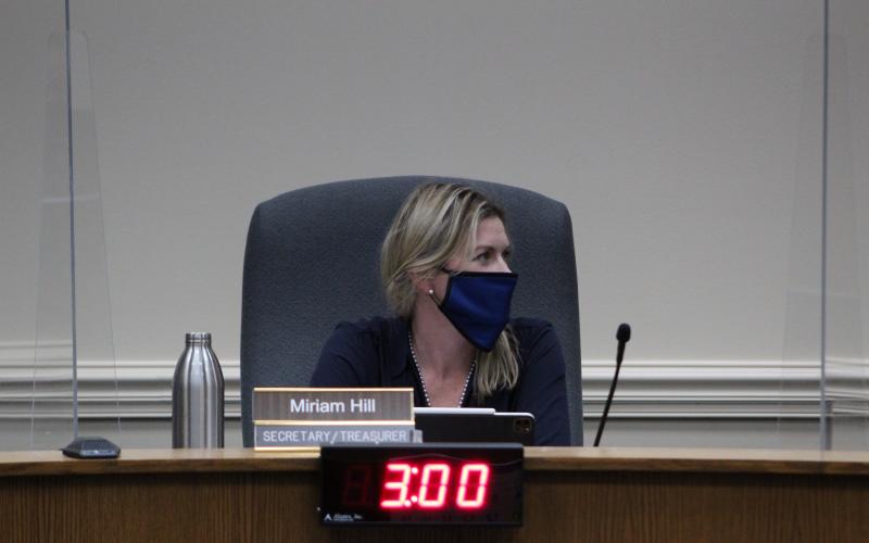 Ocean Highway and Port Authority Commissioner Miriam Hill, left, lost her argument against hiring a former commissioner as interim port attorney, as the commission voted to hire Bob Sturgess. 