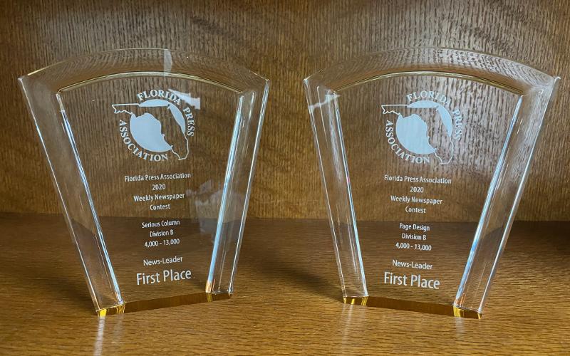 The News-Leader’s two first place awards.