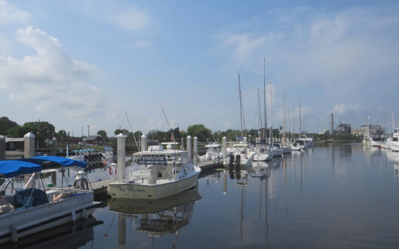 Candidates for the Fernandina Beach City Commission had varying views on managing debt incurred by the city-owned marina. JULIA ROBERTS/NEWS-LEADER