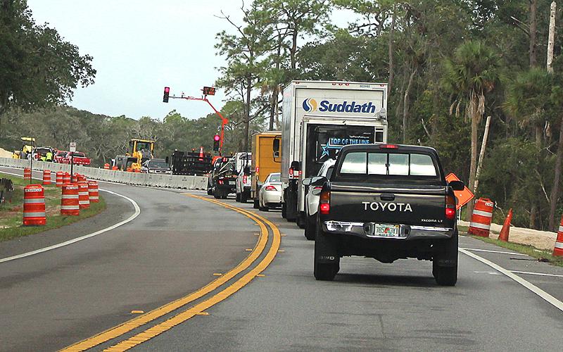 Construction has already begun on the Myrtle Creek bridge and is expected to last for months with a similar project also planned for Simpson Creek bridge, pictured, both on Heckscher Drive. BETH JONES/NEWS-LEADER