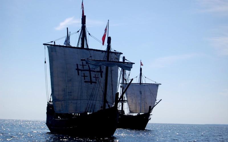 Two replica ships will visit in April. ST. MARYS TALL SHIP ALLIANCE