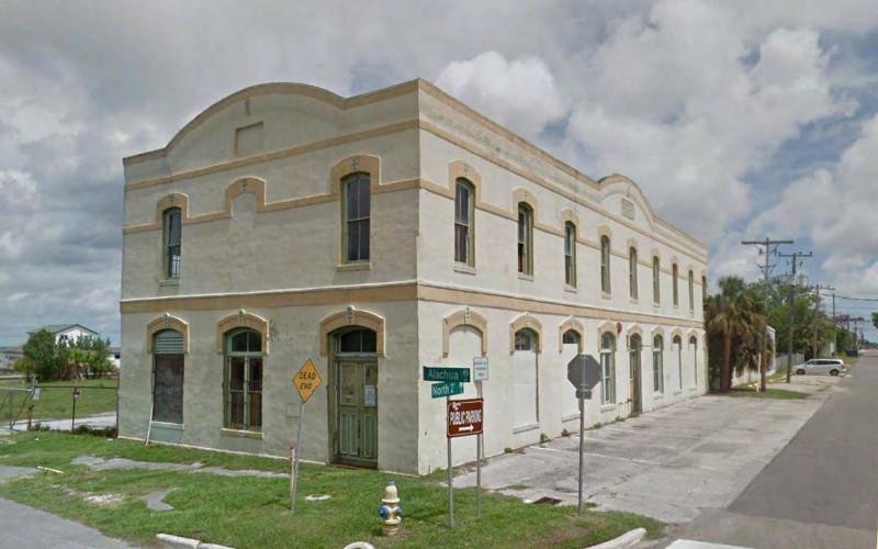 The historic Standard Marine building on North Second Street is part of a parcel currently being considered for development by Gillette & Associates. The plan includes building townhomes on the lot but keeping the original building, although its planned use is still unknown. CITY OF FERNANDINA BEACH