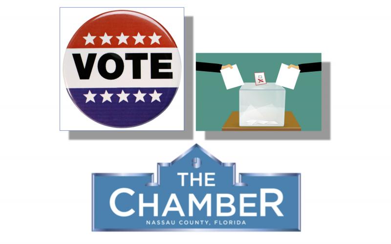 The Nassau County Chamber of Commerce urges residents to get to know their local candidates and vote.