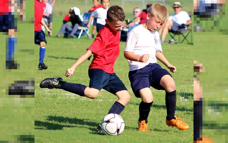 Children competing in Amelia Island Youth Soccer at play last fall at the soccer fields on Bailey Road. BETH JONES/NEWS-LEADER