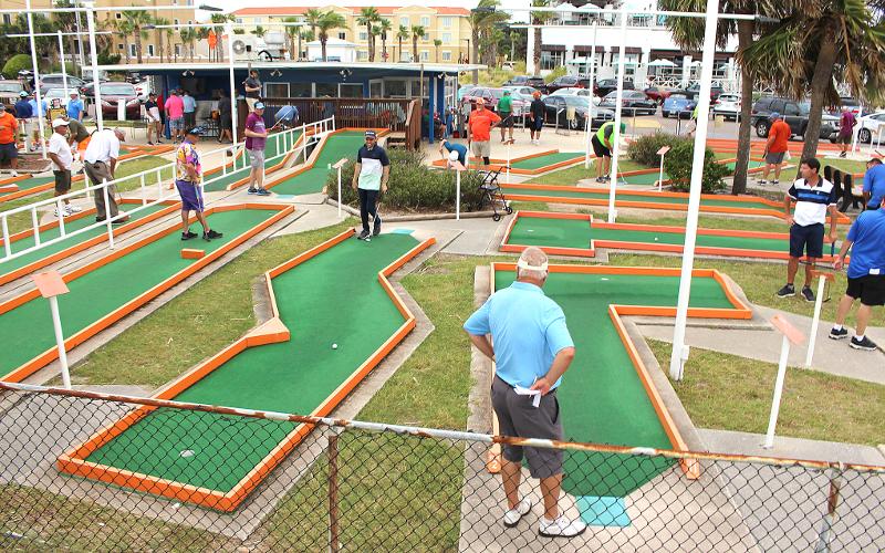 Professional putters competed Thursday at Putt-Putt at Main Beach. The 61st annual Professional Putters Association national championship concludes today. BETH JONES/NEWS-LEADER